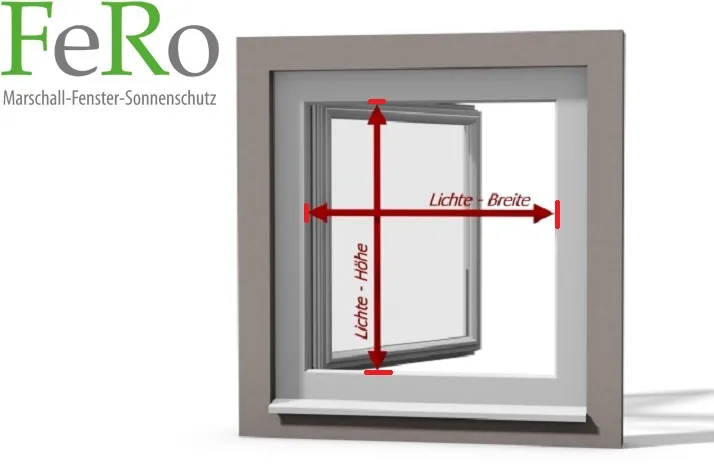 Insektenrahmen richtig messenRichtig messen